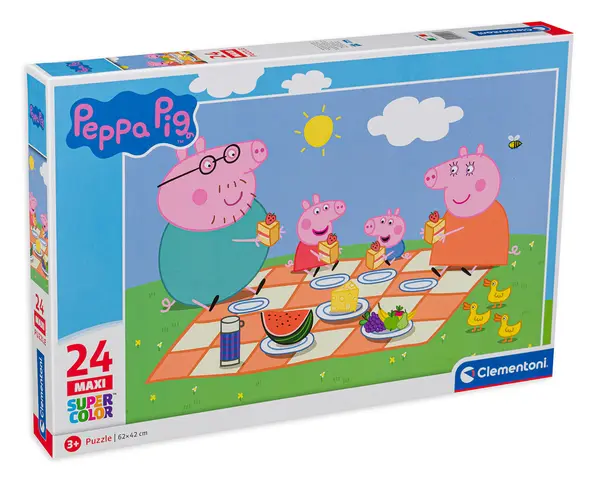 Puzzle Clementoni din 24 de maxi piese - Peppa Pig