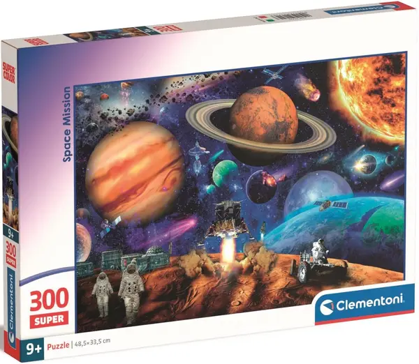 Puzzle Clementoni din 300 piese - Misiune spațială