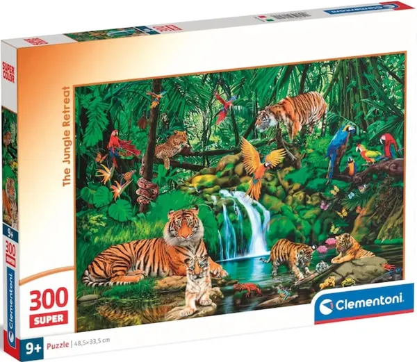 Puzzle Clementoni din 300 piese - Singurătate în junglă