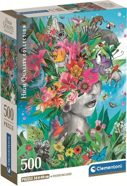 Puzzle Clementoni din 500 piese - Jungla din mine
