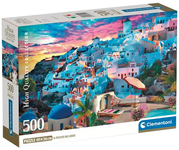 Puzzle Clementoni din 500 piese - Vedere a Greciei