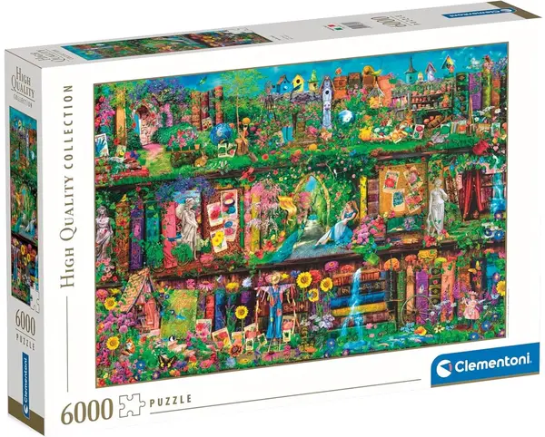 Puzzle Clementoni din 6000 piese - Raftul magic de grădină