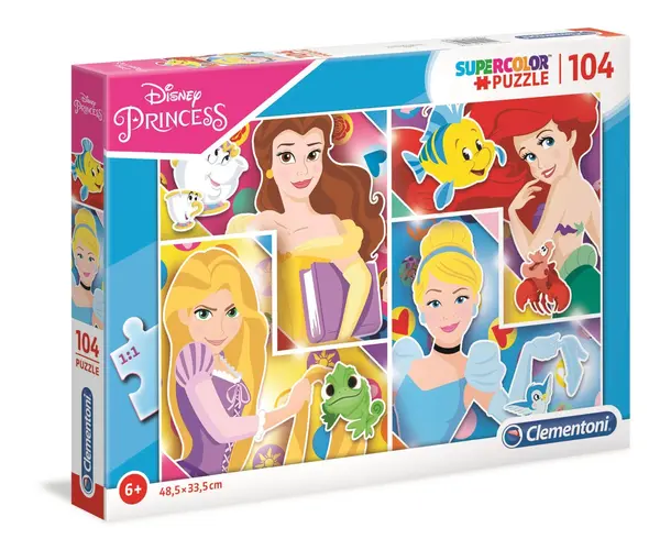 Puzzle Clementoni Disney Princess, 104 piese