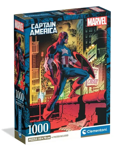 Puzzle Clementoni, Marvel Captain America, 1000 piese