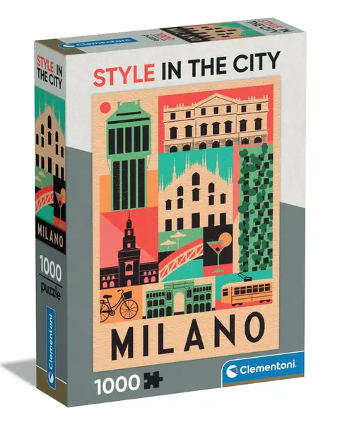 Puzzle Clementoni, Style in the city, Milano 1000 piese