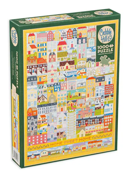 Puzzle Cobble Hill din 1000 de piese - Acasă, acasă