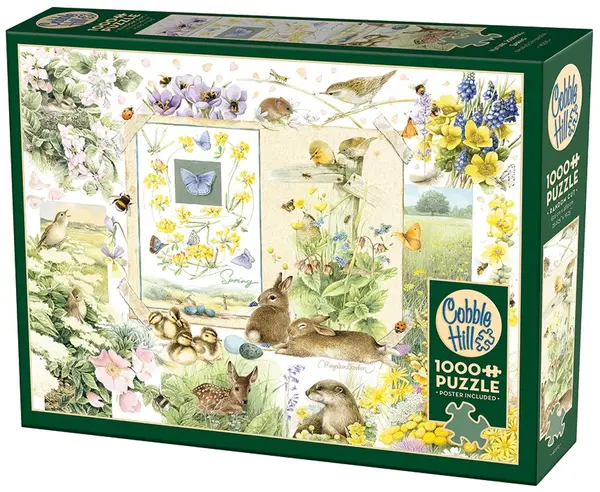 Puzzle Cobble Hill din 1000 de piese - Jurnal natural: Primăvara