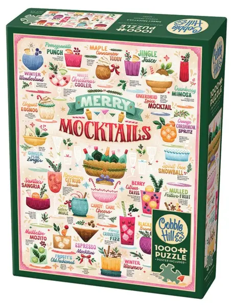 Puzzle Cobble Hill din 1000 de piese - Timp pentru cocktailuri fără alcool