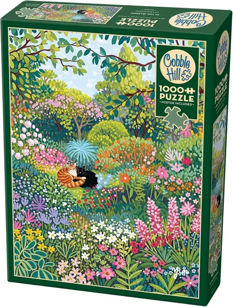 Puzzle Cobble Hill din 1000 piese - În grădină