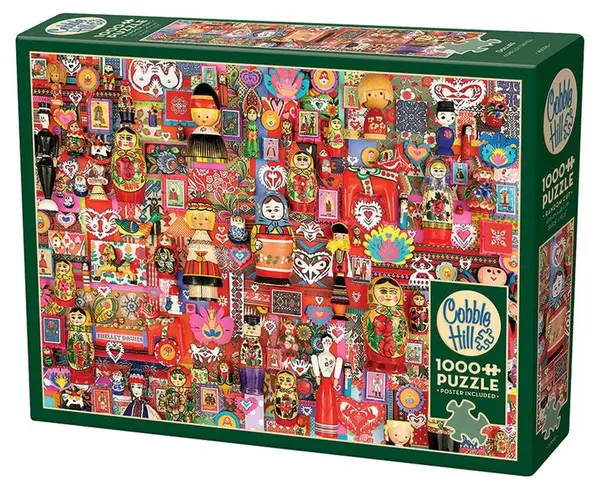 Puzzle Cobble Hill din 1000 piese - Păpuși
