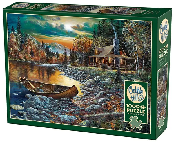 Puzzle Cobble Hill din 1000 piese - Refugiu montan
