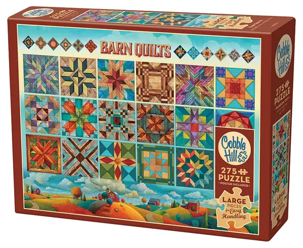 Puzzle Cobble Hill din 275 piese - Mozaic de culori
