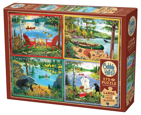 Puzzle Cobble Hill din 275 piese - Vacanță la munte