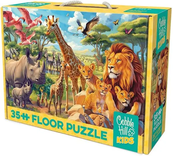 Puzzle Cobble Hill din 35 de piese - Câmpiile africane