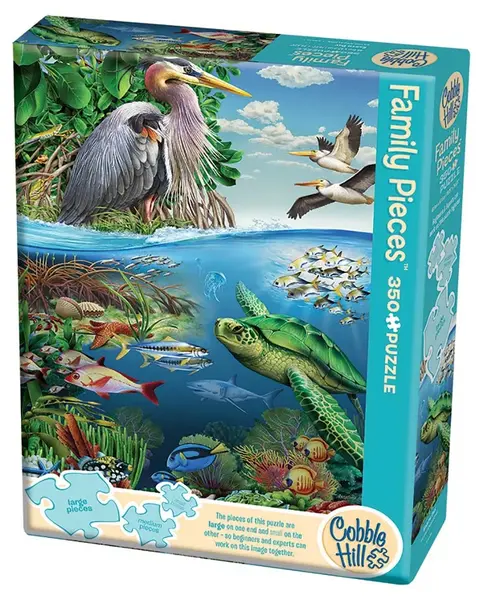 Puzzle Cobble Hill din 350 de piese XXL - Ziua Pământului