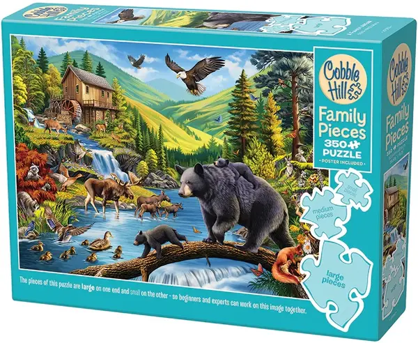 Puzzle Cobble Hill din 350 XXL piese - Afacere de familie