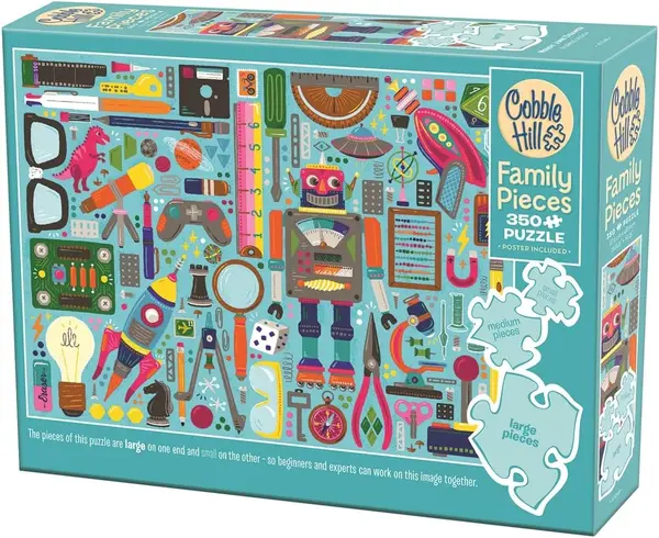 Puzzle Cobble Hill din 350 XXL piese - Sertar cu amintiri
