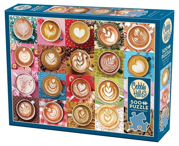 Puzzle Cobble Hill din 500 de piese - Dragoste până la ultima înghițitură
