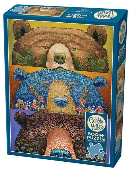 Puzzle Cobble Hill din 500 de piese - Ochi de urs: Recolta de toamnă
