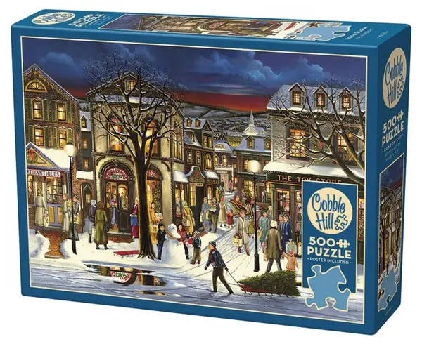Puzzle Cobble Hill din 500 de piese - Sezon festiv