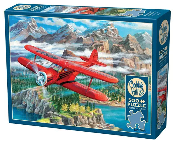 Puzzle Cobble Hill din 500 de piese - Zbor deasupra coastei