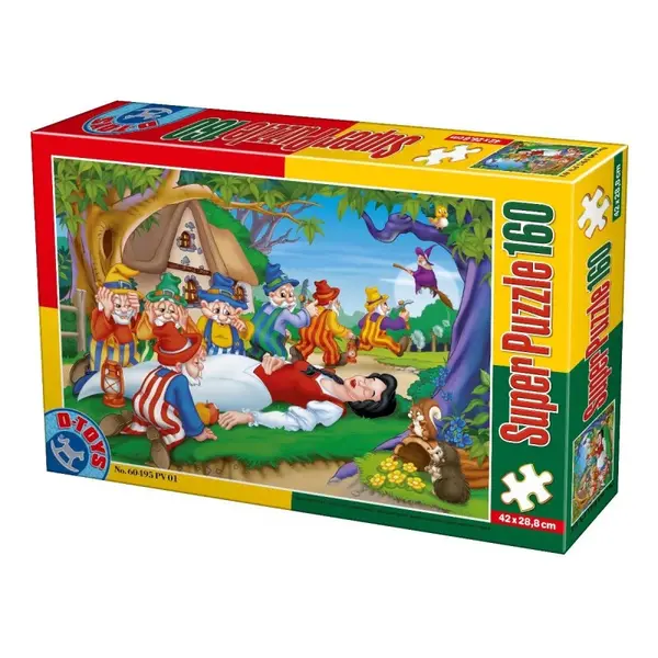 Puzzle Copii, Basme: Alba ca Zapada, 160 Piese, D-toys