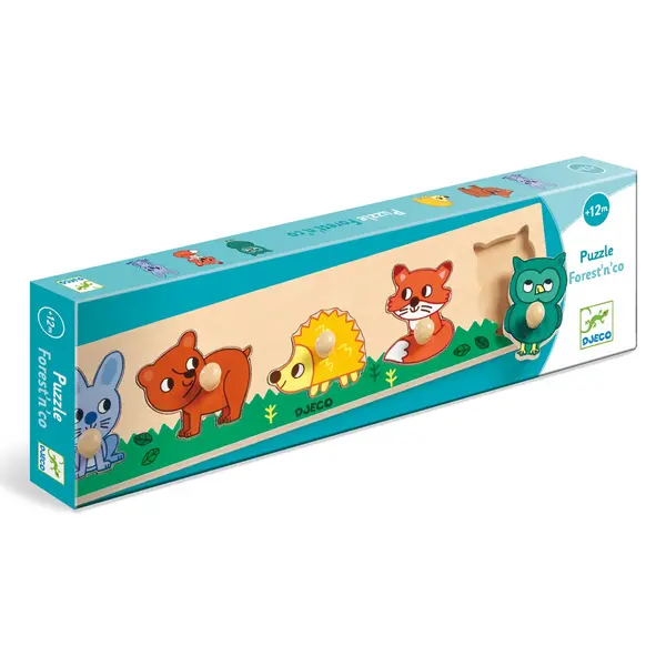 Puzzle cu buton Padure