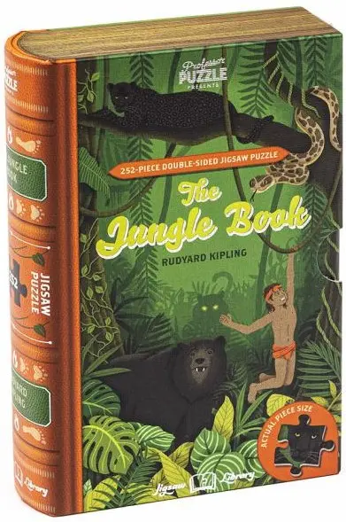 Puzzle cu două fețe Professor Puzzle din 252 de piese - Cartea Junglei