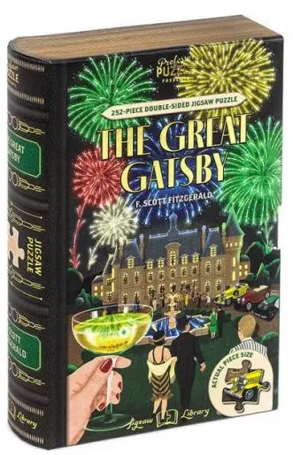 Puzzle cu două fețe Professor Puzzle din 252 de piese -The Great Gatsby