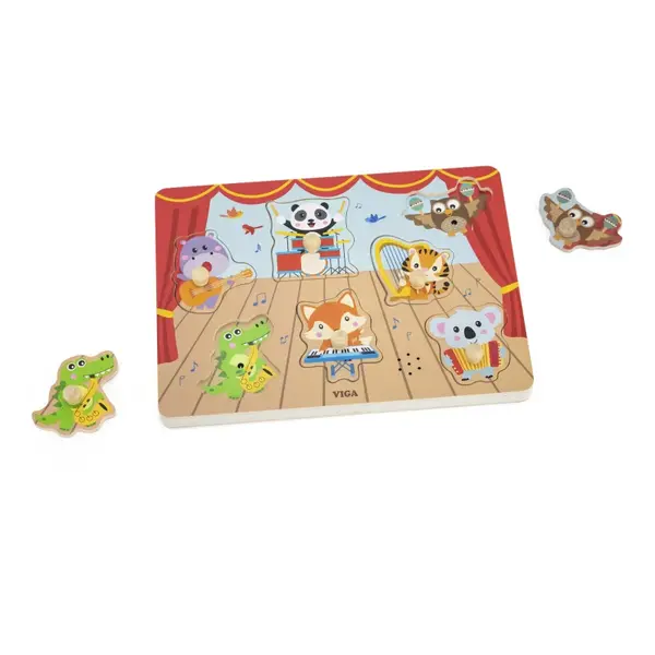 Puzzle cu Sunete Concert Muzical, Viga