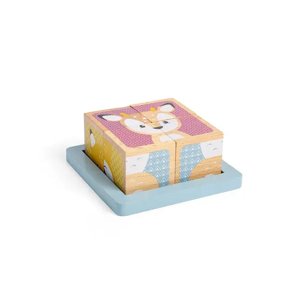 Puzzle cubic - Animalute vesele