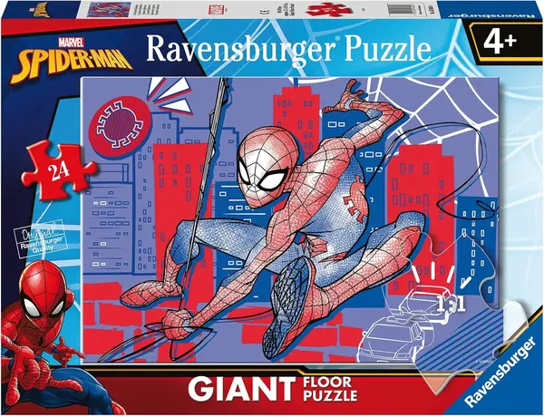 Puzzle de podea Ravensburger din 24 piese - Spiderman