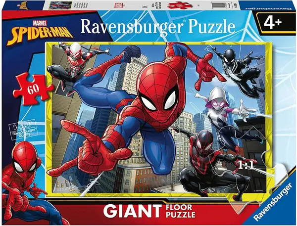 Puzzle de podea Ravensburger din 60 piese - Spiderman
