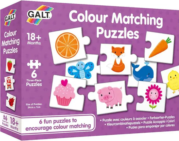 Puzzle de sortare Galt - Culori
