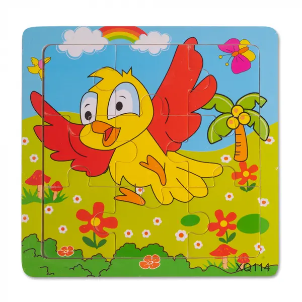Puzzle din Lemn - Puisor Montessori