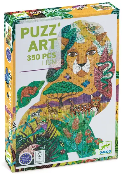Puzzle Djeco din 350 piese - Leu