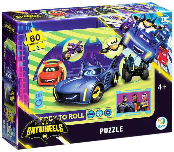 Puzzle DoDo de 60 piese - Batwheels