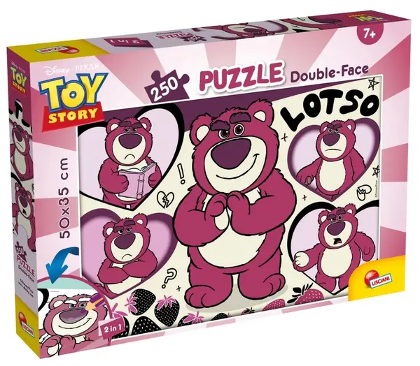 Puzzle dublu față Lisciani pentru colorat de 250 piese - Lotso