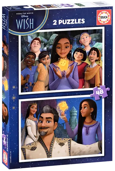 Puzzle Educa 2 x 48 de piese - Dorință