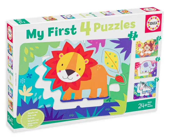 Puzzle Educa 4 in 1- Animais