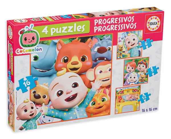 Puzzle Educa 4 in 1 - Kokomelon