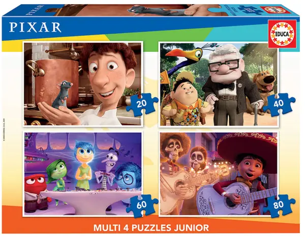 Puzzle Educa 4 in 1 - Pixar