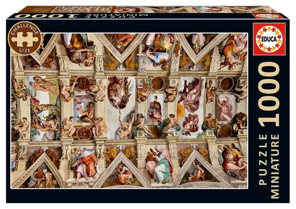 Puzzle Educa de 1000 piese - Capela Sixtină, miniatură