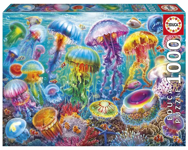 Puzzle Educa de 1000 piese - Meduze