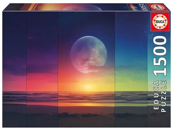 Puzzle Educa de 1500 piese - Faze cosmice