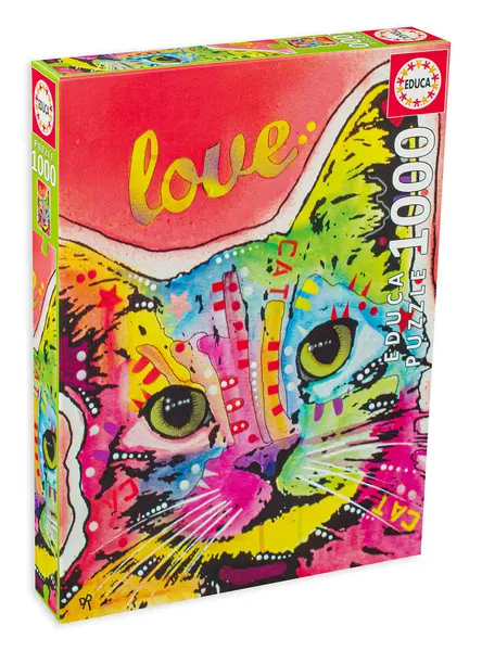 Puzzle Educa din 1000 de piese - Dragostea pisicilor, Dean Rousseau