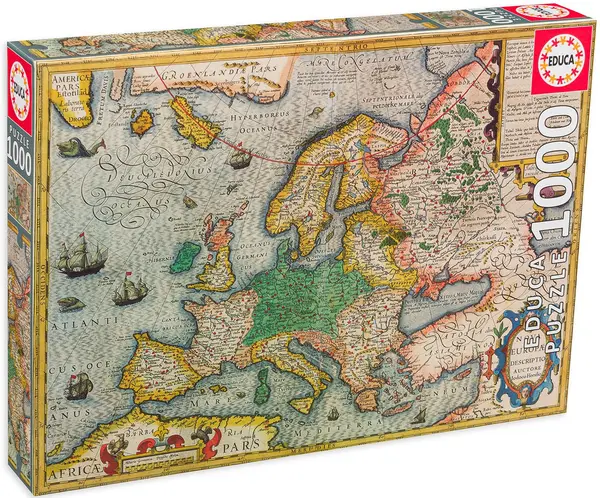 Puzzle Educa din 1000 de piese - Harta Europei