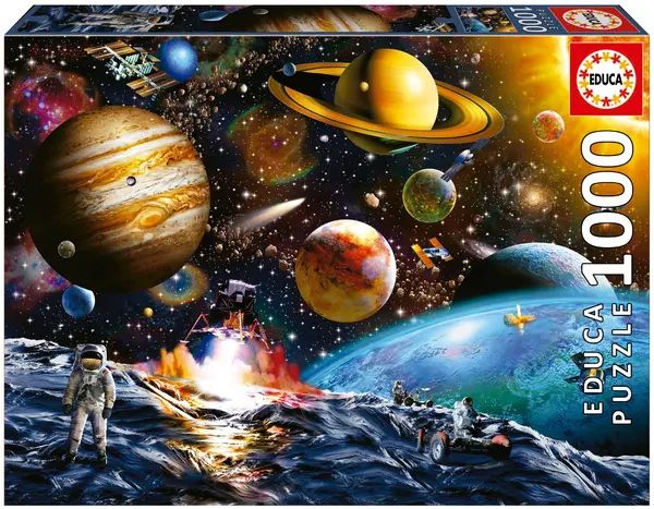 Puzzle Educa din 1000 de piese - Misiune de asteroizi