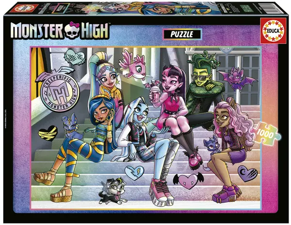 Puzzle Educa din 1000 de piese - Monster High