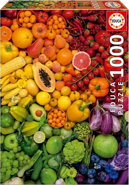 Puzzle Educa din 1000 piese - Vitamine